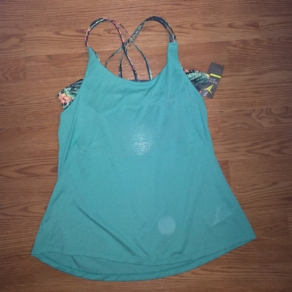 Tropical workout tank